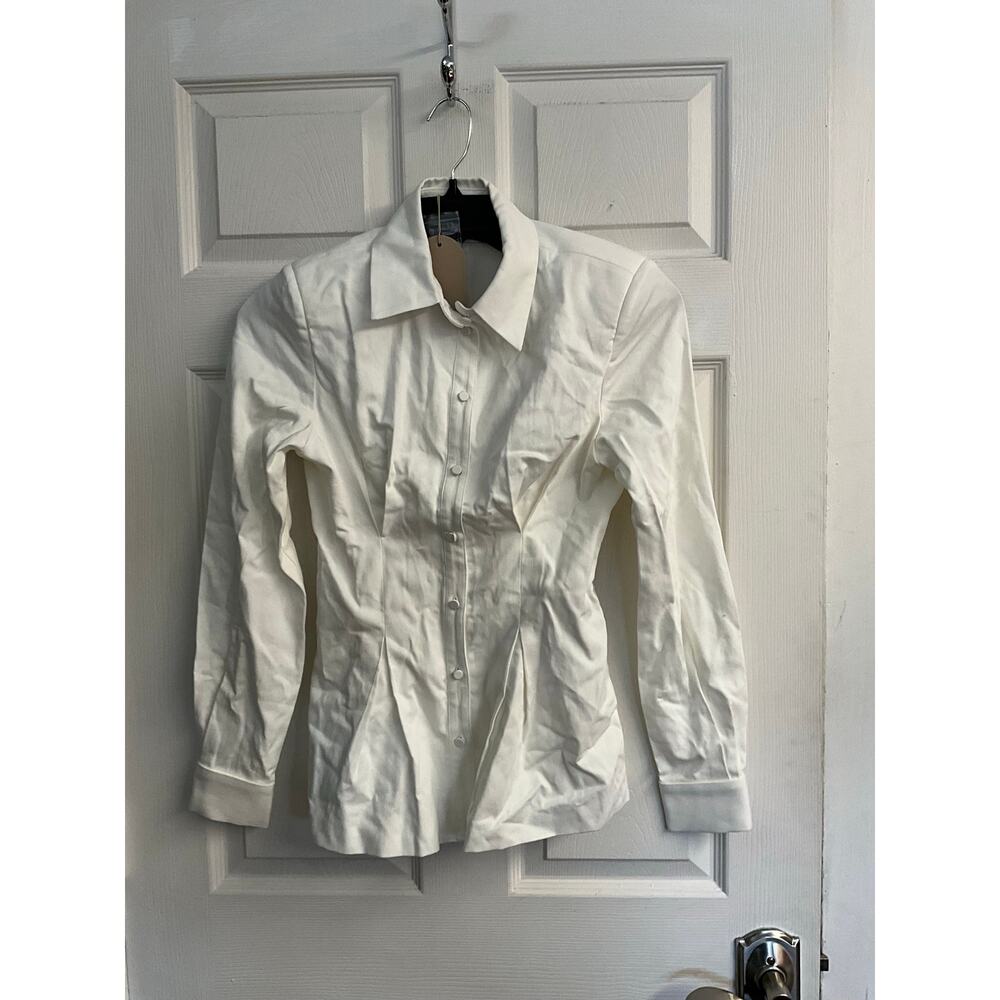 Meshki Rhia Oversized Shirt - White - Picture 3 of 6